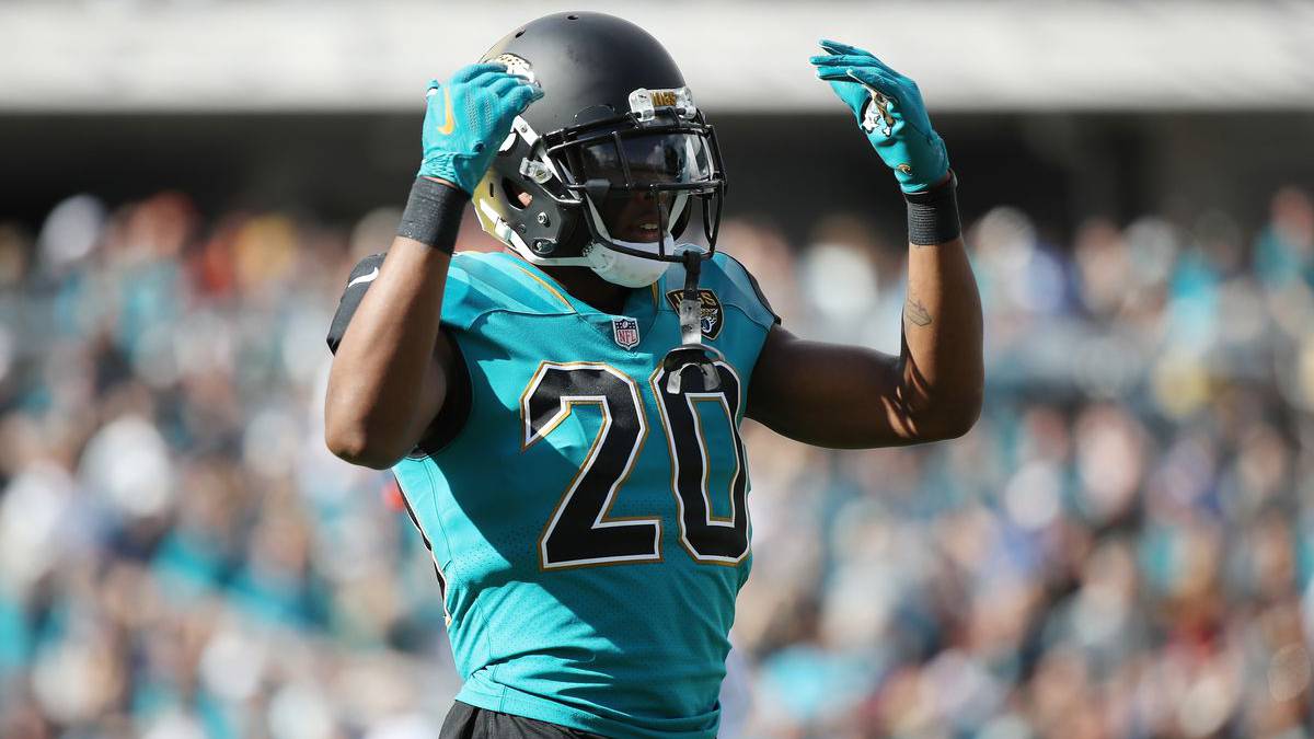 Jalen Ramsey en un partido de los Jaguars