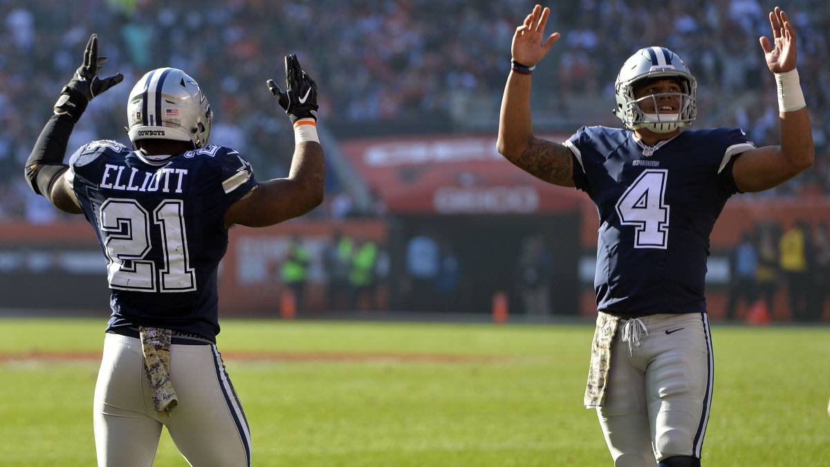 Cowboys: más Elliott y menos Prescott es la clave para ganar