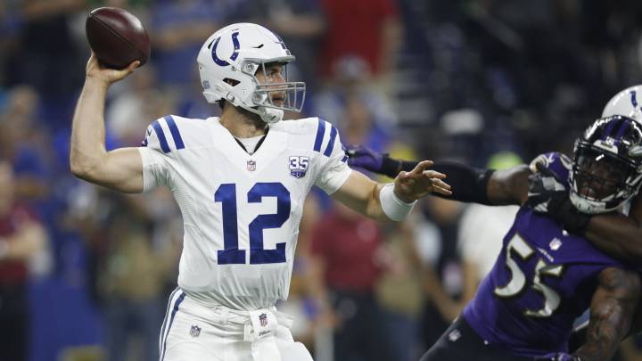 Baltimore arruina el regreso de Luck a Indianapolis
