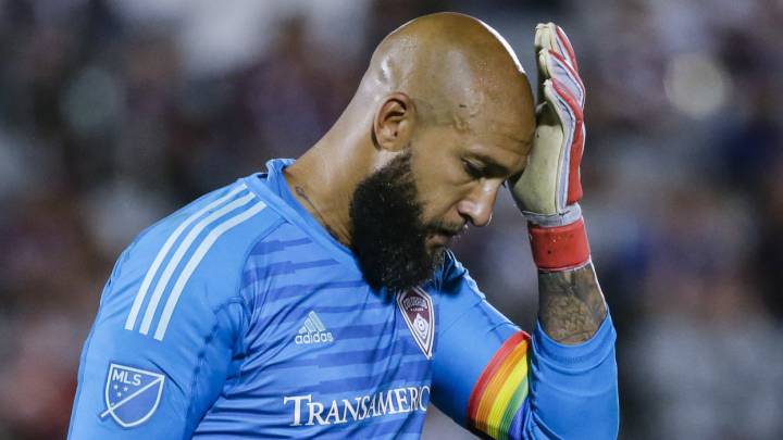 Los Rapids sufrieron dos expulsiones y ello provocó que Real Salt Lake se diera un auténtico festín sobre la meta defendida por el arquero Tim Howard