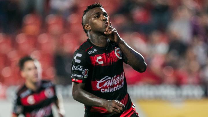 El atacante sudamericano marcó el único gol del encuentro en el triunfo de Tijuana frente a Necaxa, que también tuvo opciones pero no supo concretar