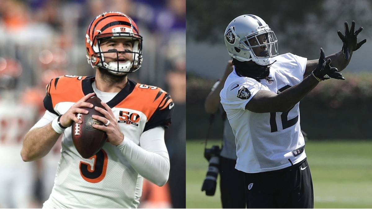 AJ McCarron y Martavis Bryant
