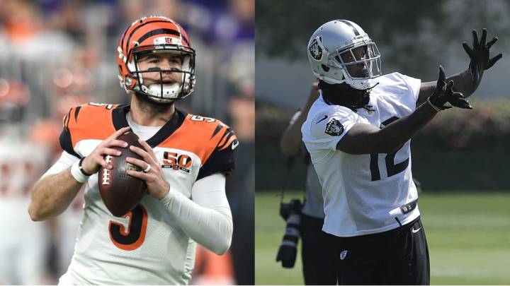 AJ McCarron y Martavis Bryant