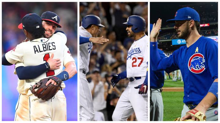 Braves y Cubs, muy cerca de playoffs; Dodgers, con las uñas