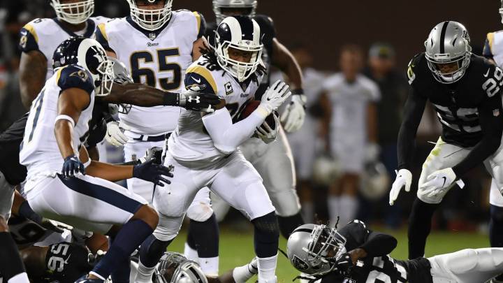 Rams derrotan con autoridad a Oakland en el regreso de Gruden
