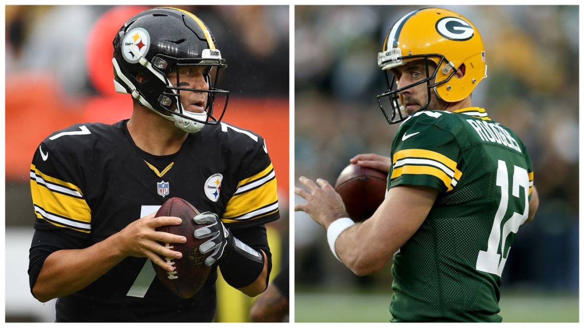 Roethlisberger y Rodgers, en duda para la Semana 2