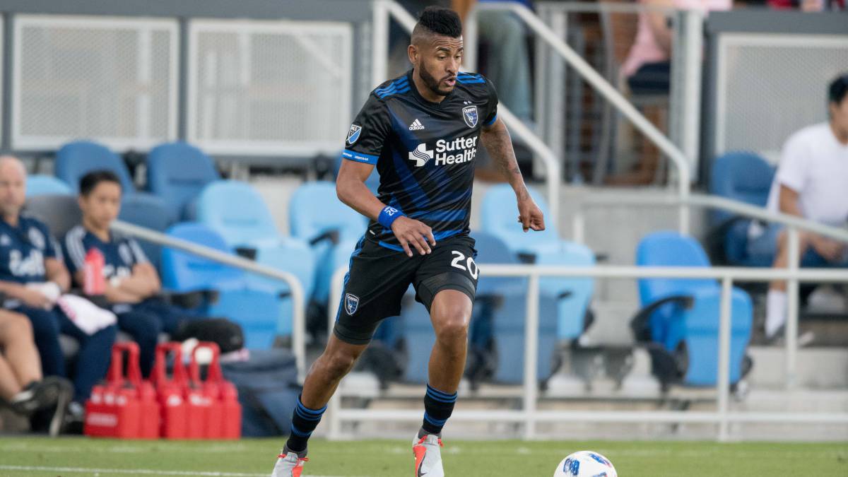 Aníbal Godoy jugando con San José Earthquakes