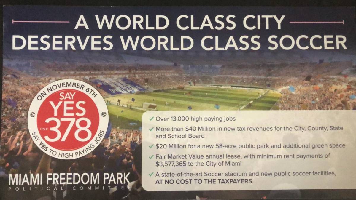 Inter Miami ya realiza campaña a favor de su estadio