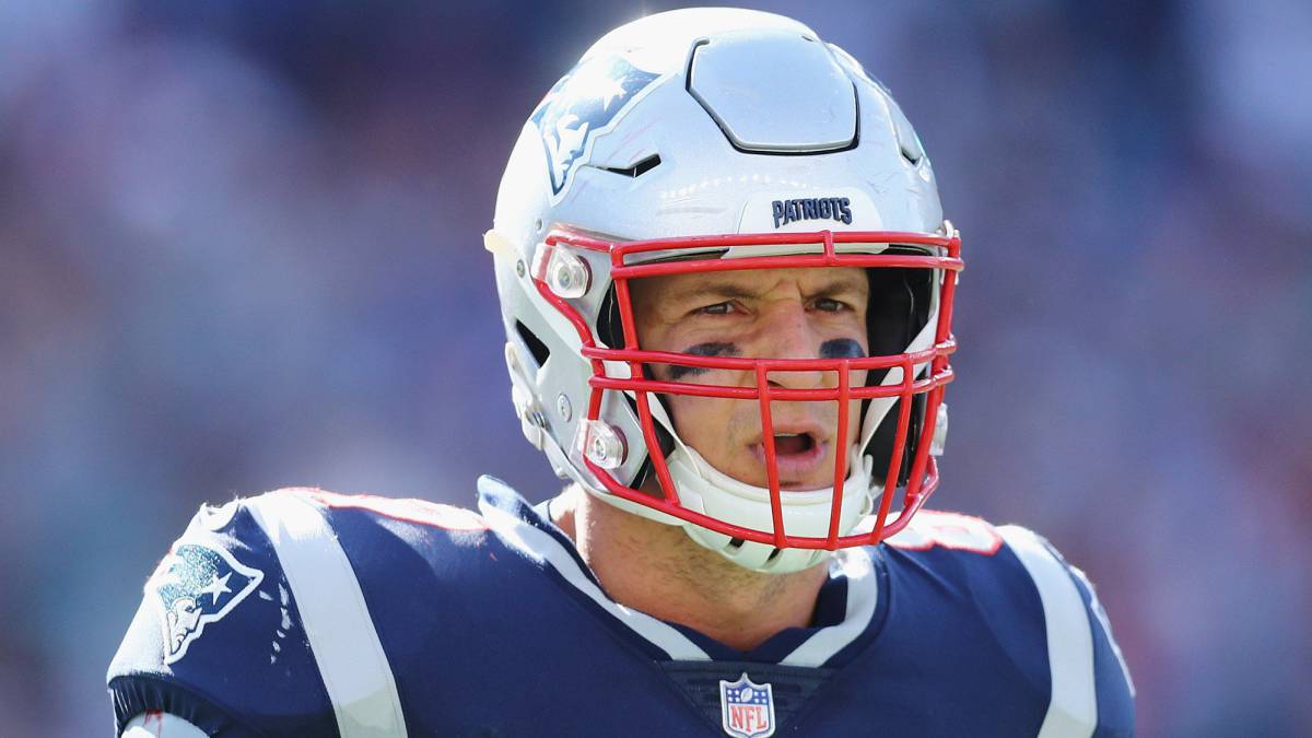 ¡Terrible noticia! Rob Gronkowski salió lesionado con los Patriots