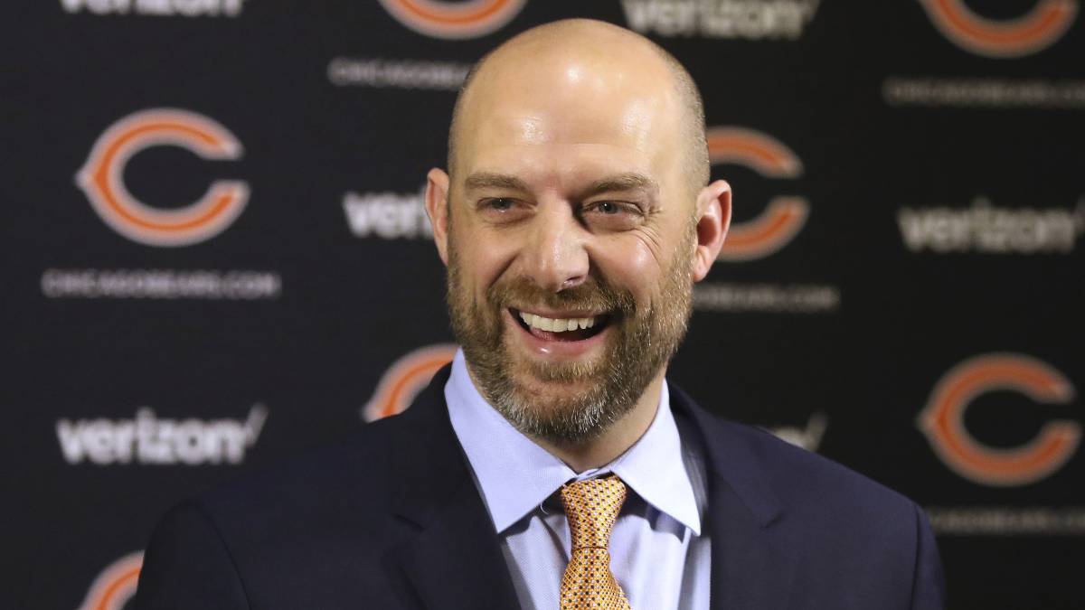 Matt Nagy en conferencia de prensa