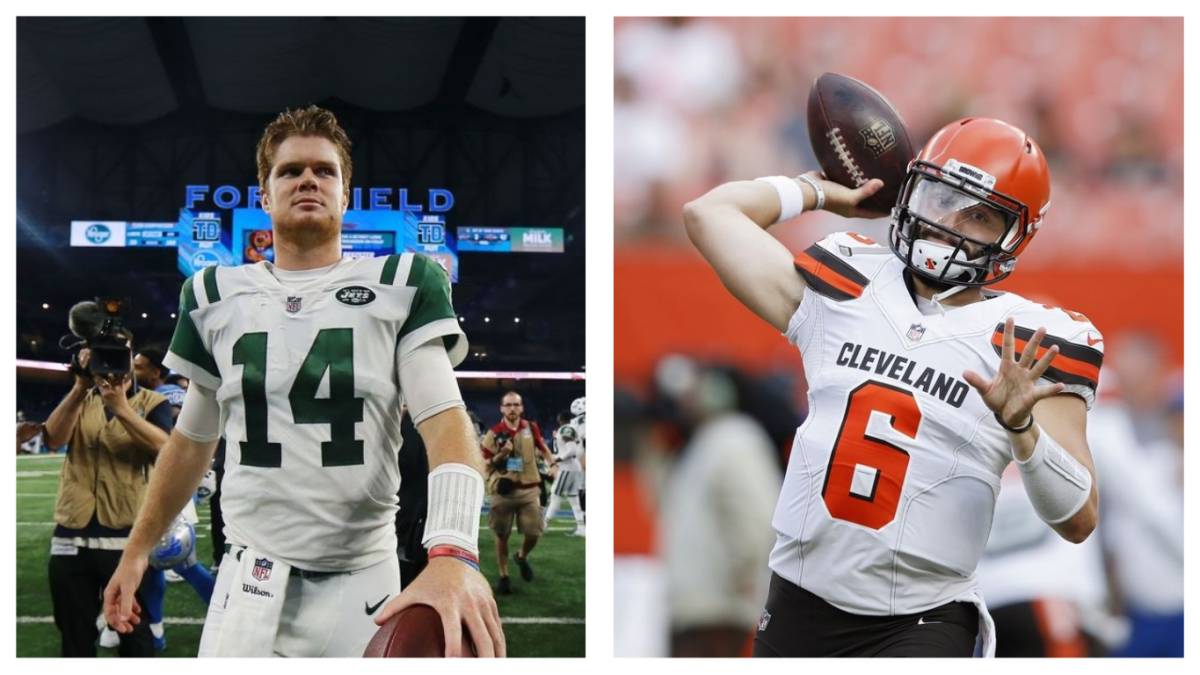 Sam Darnold y Baker Mayfield
