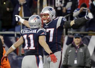 Gronkowski y Edelman, de vuelta con Patriots para TNF