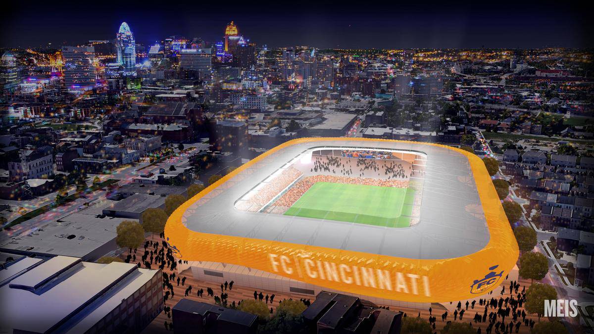 Cincinnati FC presentará este martes los planos para la construcción de la nueva casa del equipo que debutará en la MLS la próxima temporada.