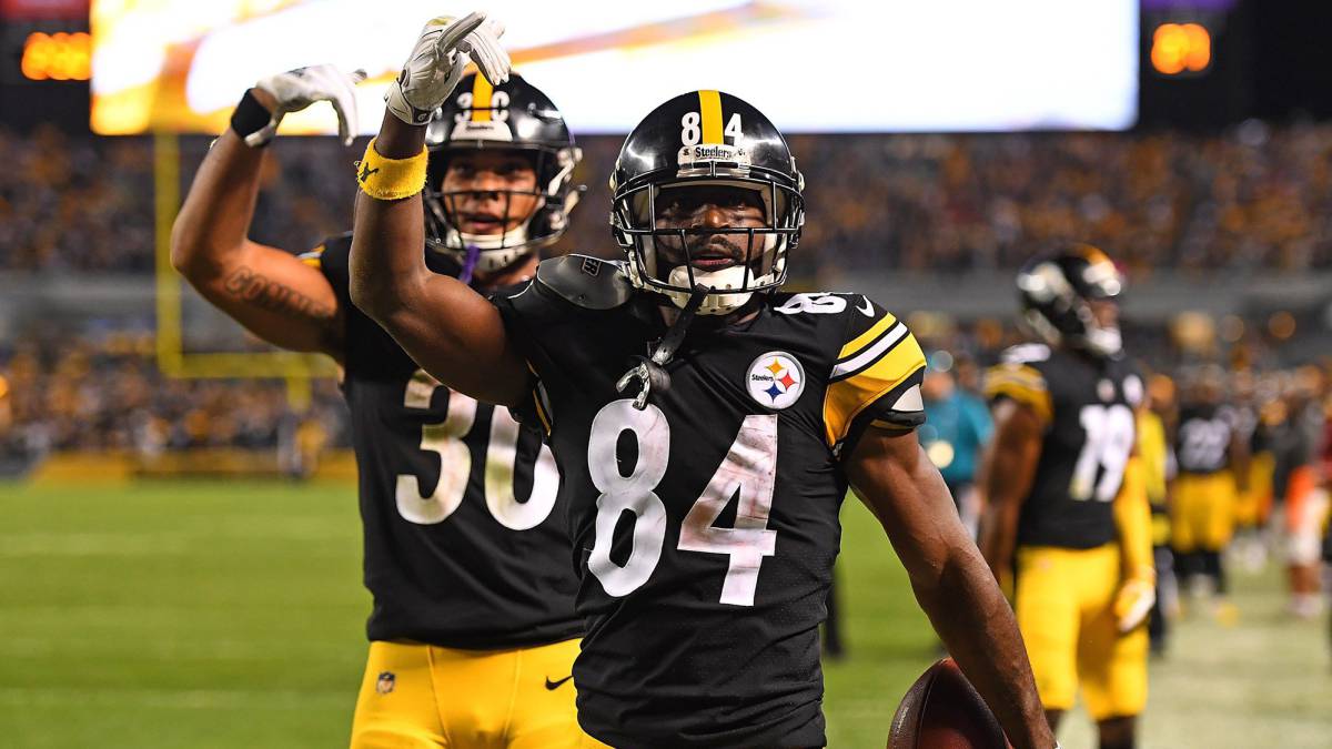 Antonio Brown y James Conner