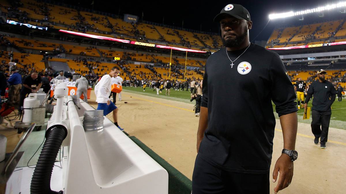 Mike Tomlin después de partido de los Steelers