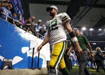 Aaron Rodgers sufrió una recaída en la lesión de la rodilla