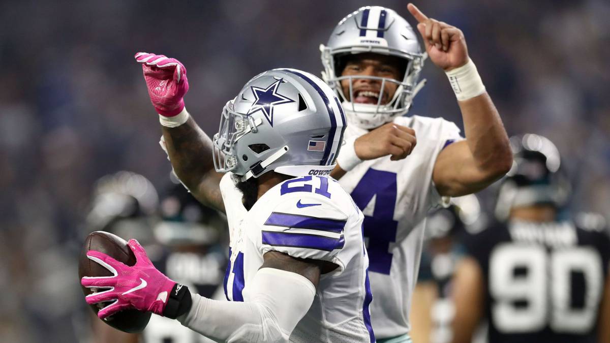 Dak Prescott celebra anotación
