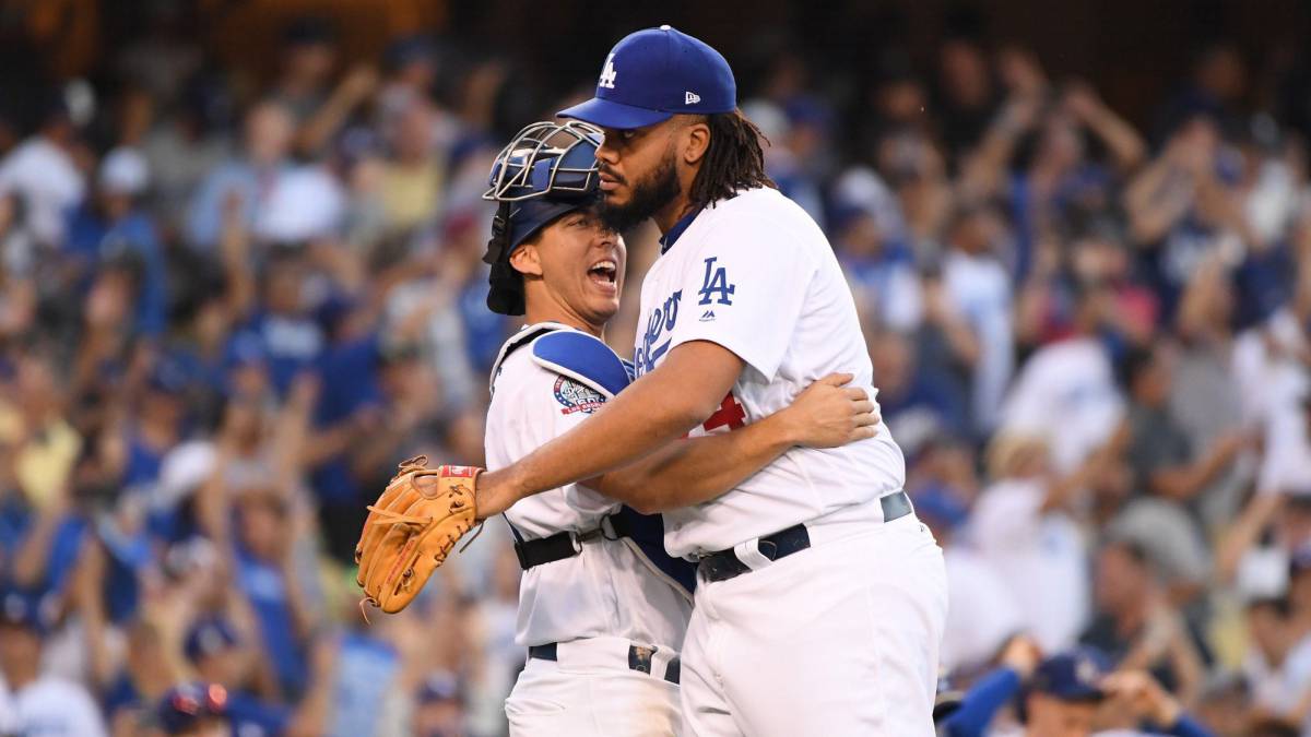 Kenley Jansen y Austin Barnes
