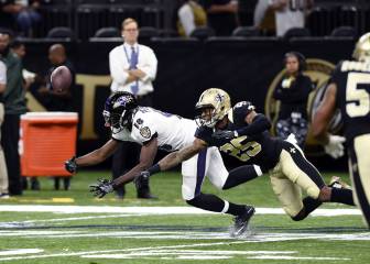 Ravens, único equipo al que Brees no ha vencido