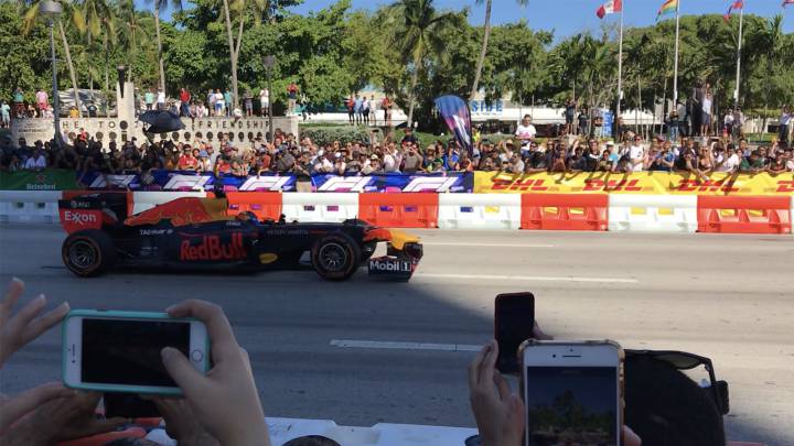 Miami disfrutó del poder de la Formula 1 en sus calles