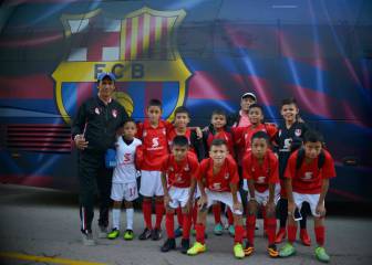 El equipo juvenil salvadoreño regresó de su visita a la Masia