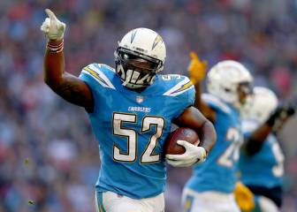 Chargers llega al Top 5; Texans y Redskins siguen en ascenso