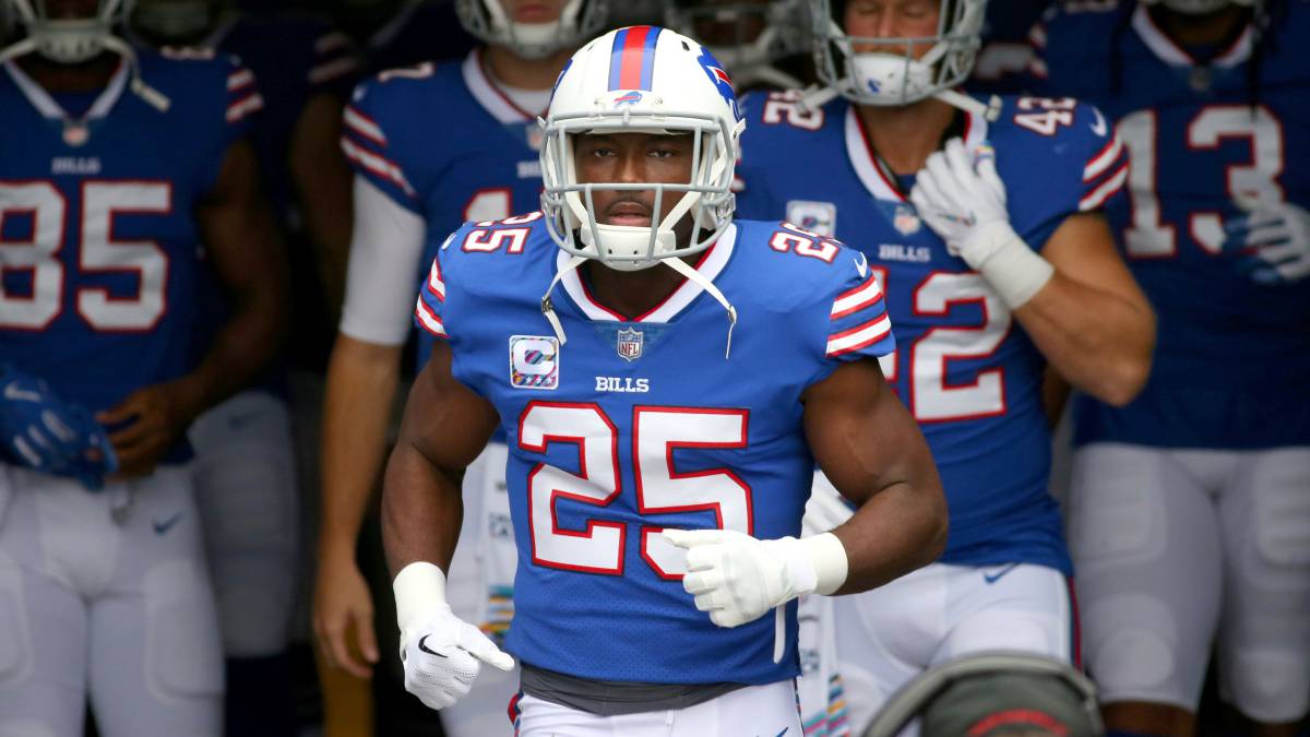 LeSean McCoy en partido de los Bills
