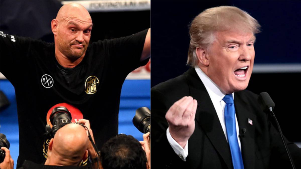 Tyson Fury invita a Trump a su pelea ante Deontay Wilder