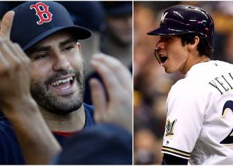 J.D. Martínez y Christian Yelich ganan premio
