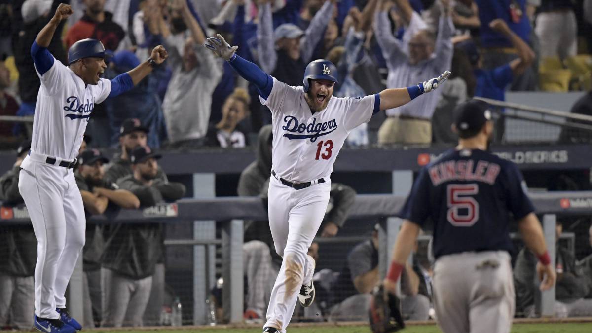 Max Muncy y Dodgers ganan en 18 innings a los Red Sox