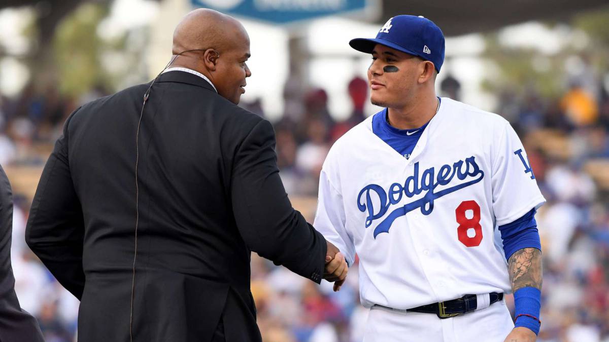Manny Machado con los Dodgers