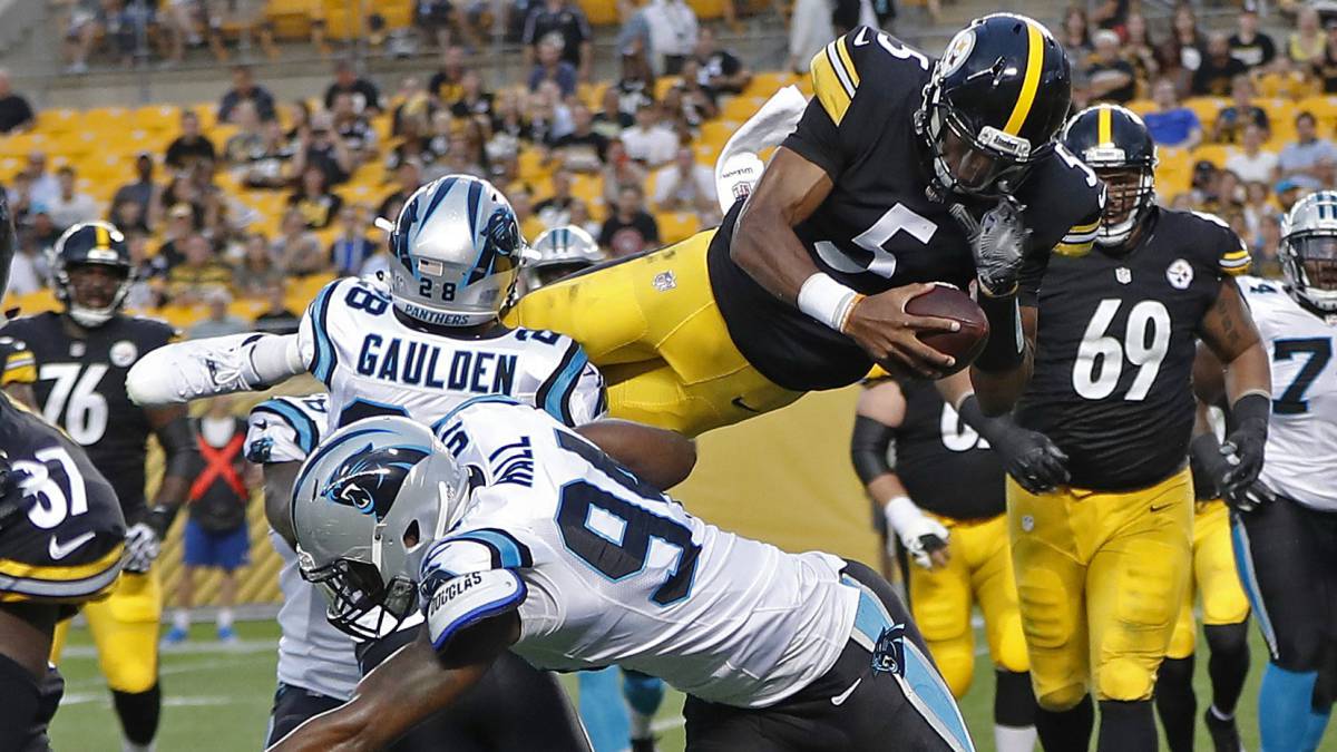 Partido de pretemporada entre Steelers y Panthers