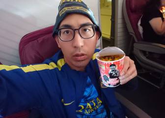 Viajó de Tokio a Argentina por el Boca-River; y se suspende