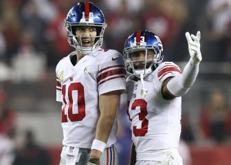 Manning y Beckham Jr. lideran victoria de Giants