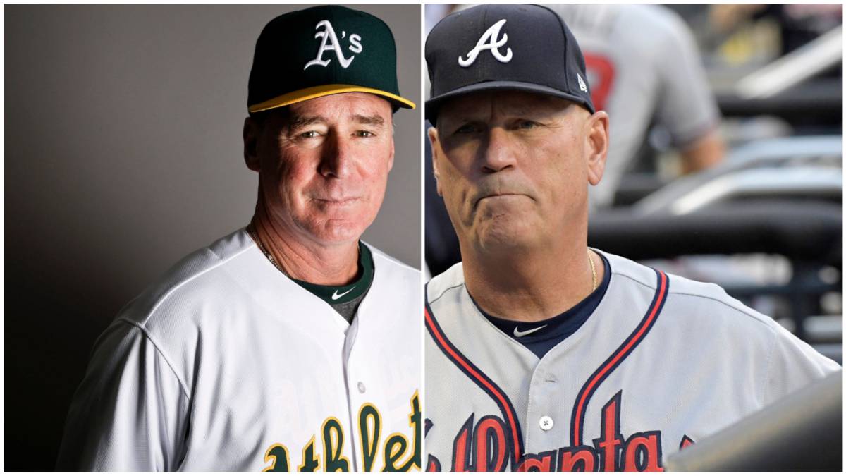 Brian Snitker y Bob Melvin, managers del año en la MLB