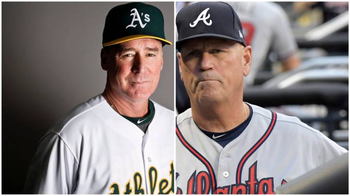 Brian Snitker y Bob Melvin, managers del año en la MLB