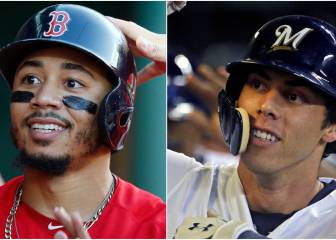 Mookie Betts y Christian Yelich, MVP de las Grandes Ligas 2018