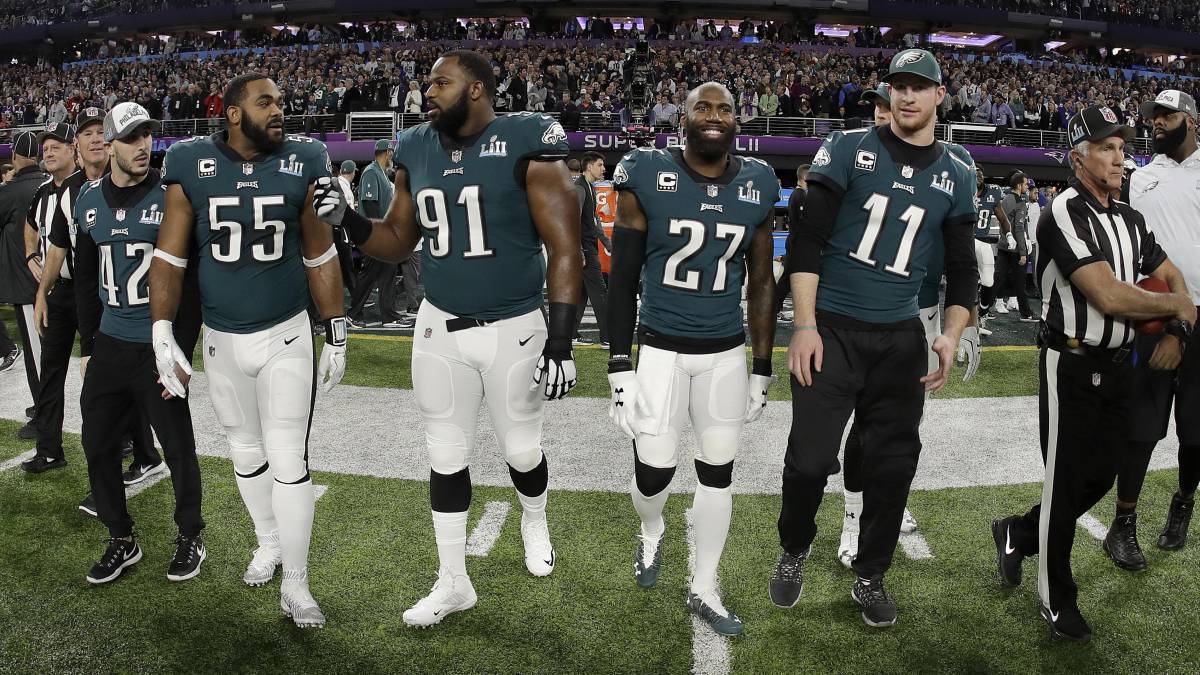 Eagles durante Super Bowl LII