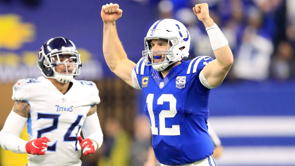 Andrew Luck contra Titans