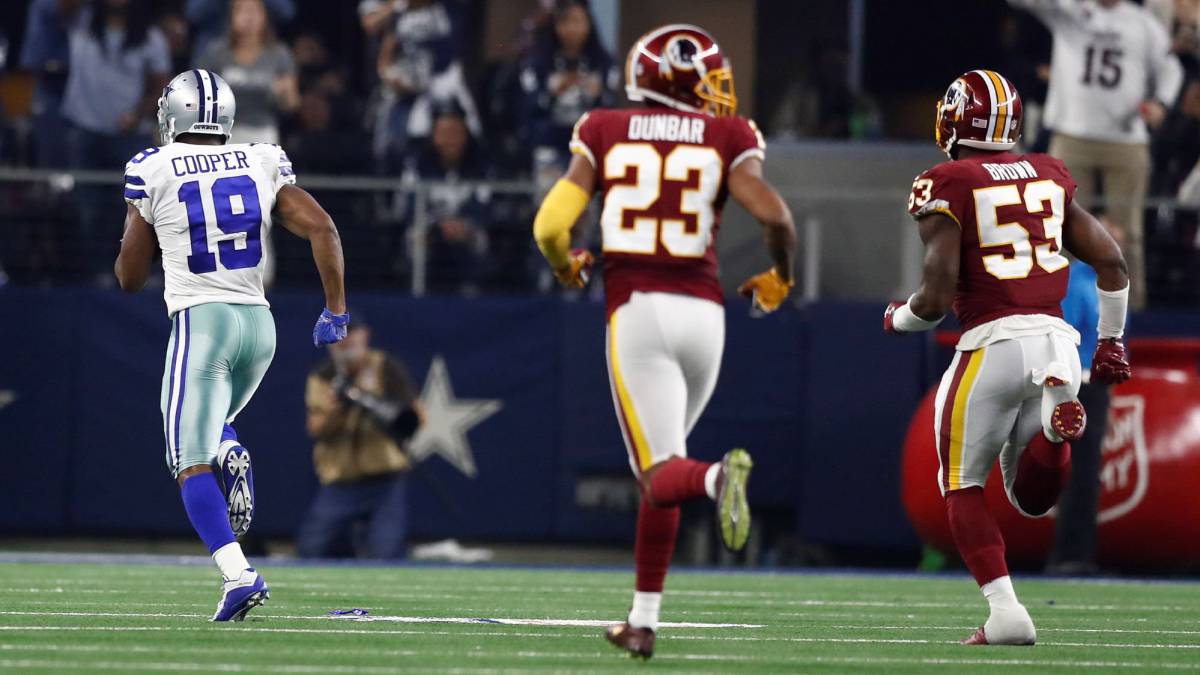 Amari Cooper anota touchdown contra Redskins