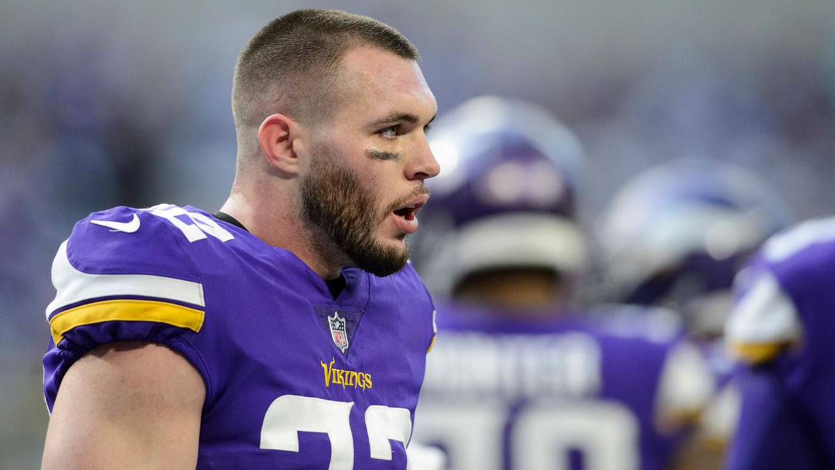 Harrison Smith en partido de Vikings