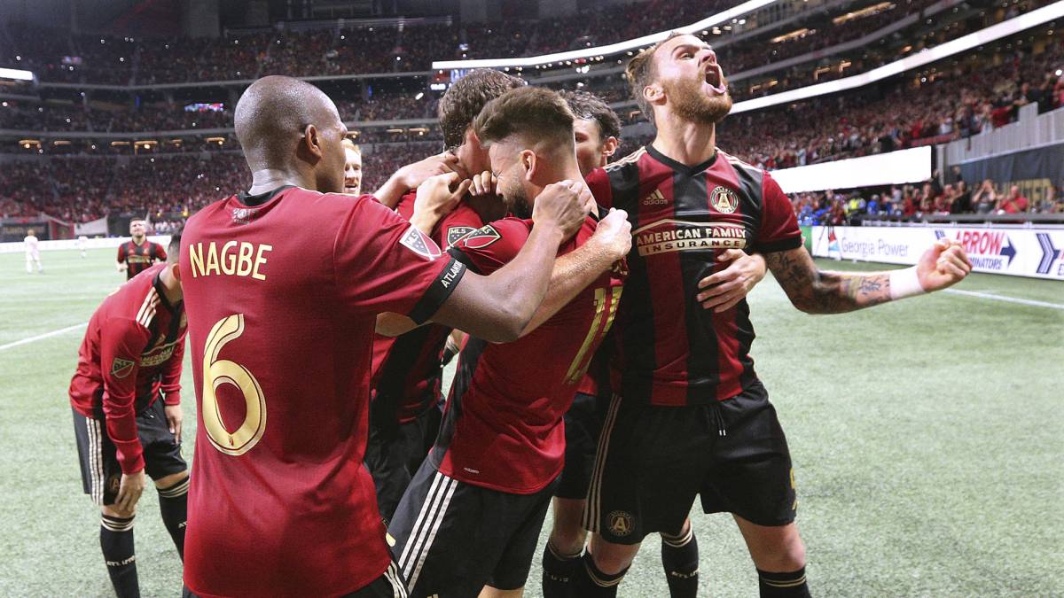 Atlanta United goleó tres por cero a New York Red Bulls en el partido de ida de las Finales de Conferencia en el Mercedes-Benz Stadium.