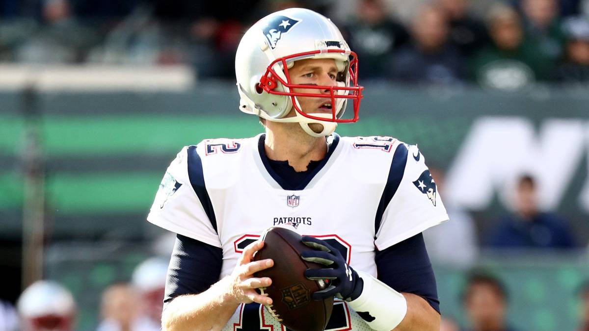 Tom Brady en partido contra Jets