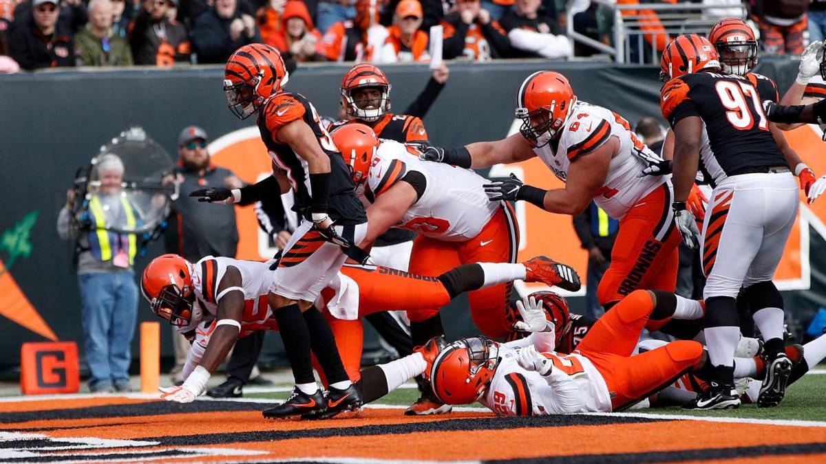 Bengals contra Browns en Cincinnati