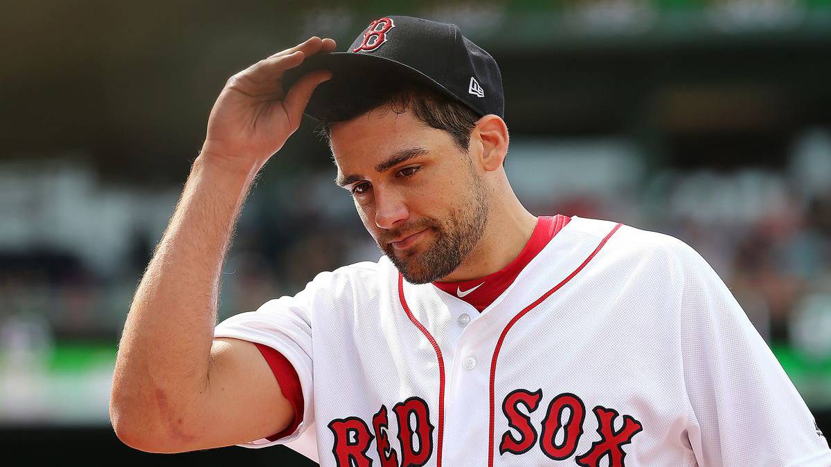 Nathan Eovaldi en partido de los Red Sox