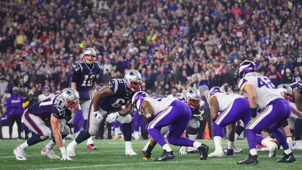 Partido entre Patriots y Vikings