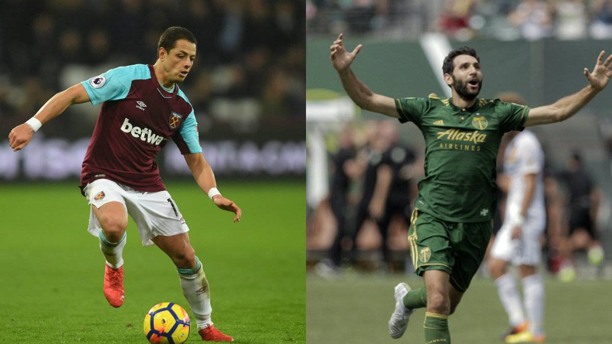 Valeri y 'Chicharito', presentes en el Equipo de la Semana de FIFA