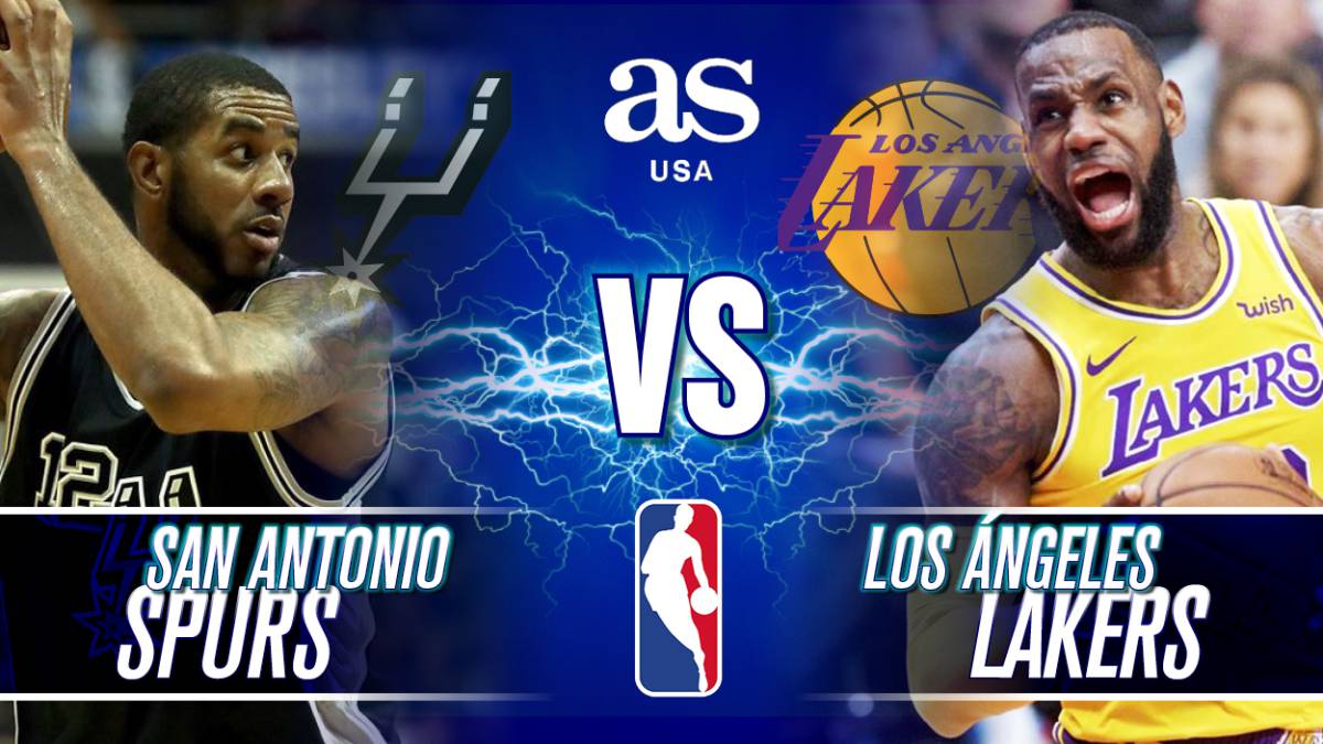 San Antonio Spurs vs Los Ángeles Lakers en vivo: NBA