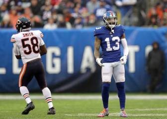 Giants pierde a Beckham Jr. para duelo ante Redskins