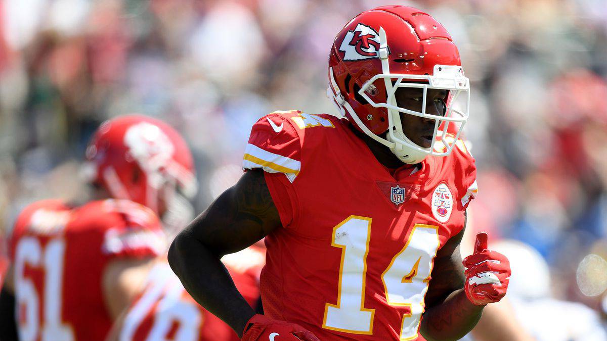 Sammy Watkins en partido de Chiefs
